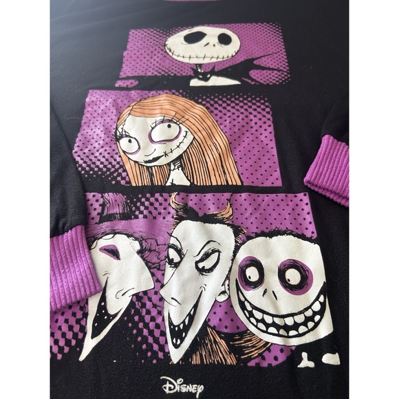 Nightmare Before Christmas Pajama Shirt Womens Large (12-14) Sleep Gown Disney - Picture 4 of 8
